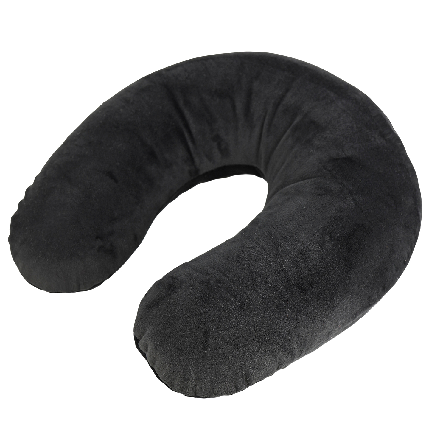 Подушка дорожня MirSon №8752 Velvet Line 28-0007 Black 50% Memory (2200006348375)