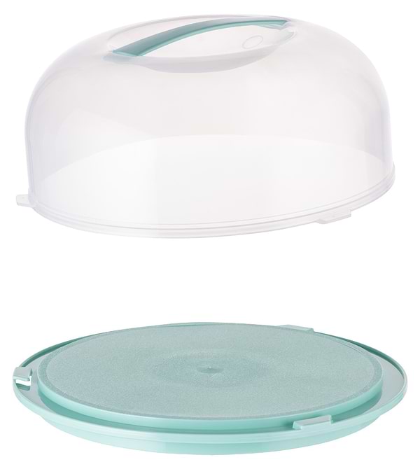 Фото - Уценка - Емкость для хранения торта Ardesto Tasty Baking 28.4x11.5 см (AR2328TP)