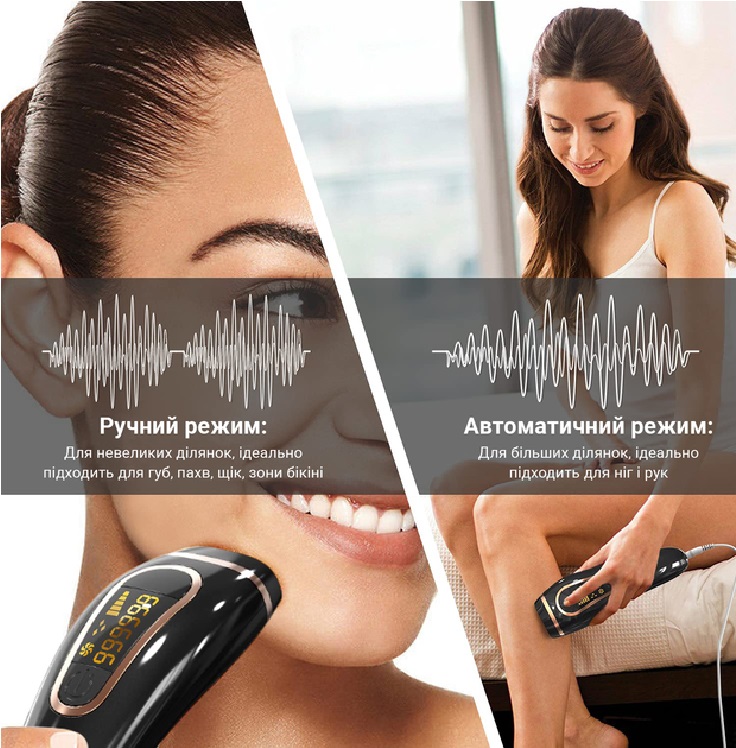 Фото - Фотоепілятор AIMED Silk Skin IPL Intensed Pulse Light Black (AI-Silk1bk)