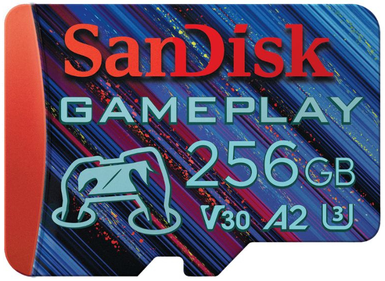 Карта пам'яті SanDisk microSDXC UHS-1 U3 GamePlay A2 256Gb class 10 V30 (SDSQXAV-256G-GN6XN)