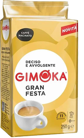 Кава мелена Gimoka Gran Festa 250 г (8003012000138) - Фото 1