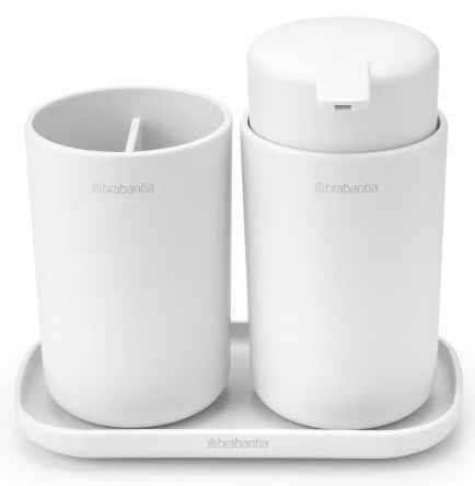 Фото - Дозатор для мыла Brabantia +подставка для зубных щеток и поднос 3 пр. 280382