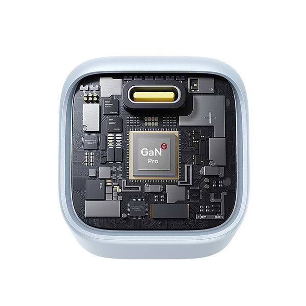 Фото - Мережевий зарядний пристрій Baseus PicoGo GaN Fast Charger 1C 45W EU Galaxy Blue (P10176800313-00)