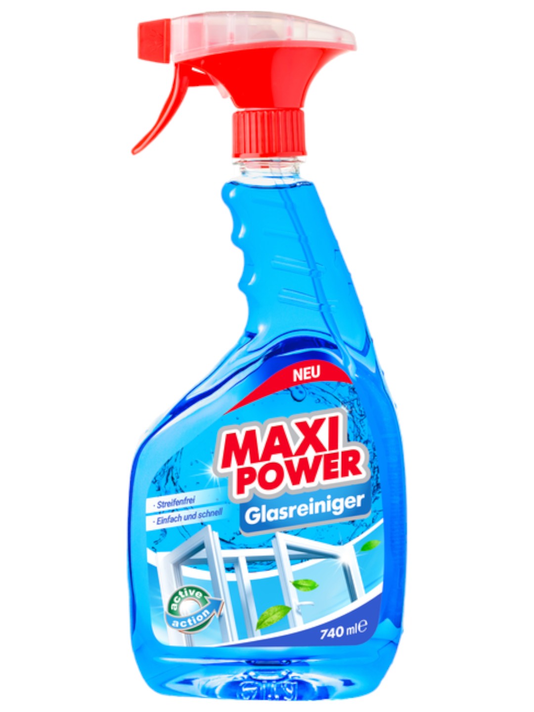 Засіб для чищення скла Maxi Power 740 мл (4823098410782)