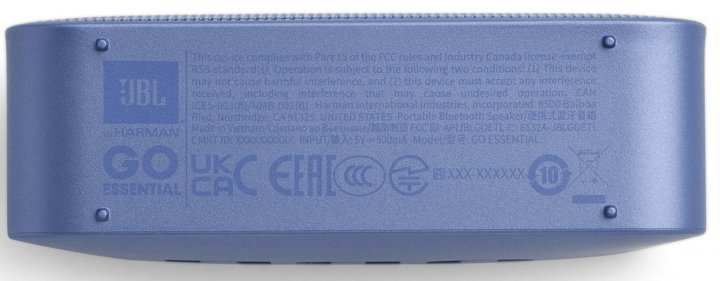 Фото - Портативна акустика JBL Go Essential Blue (JBLGOESBLU)