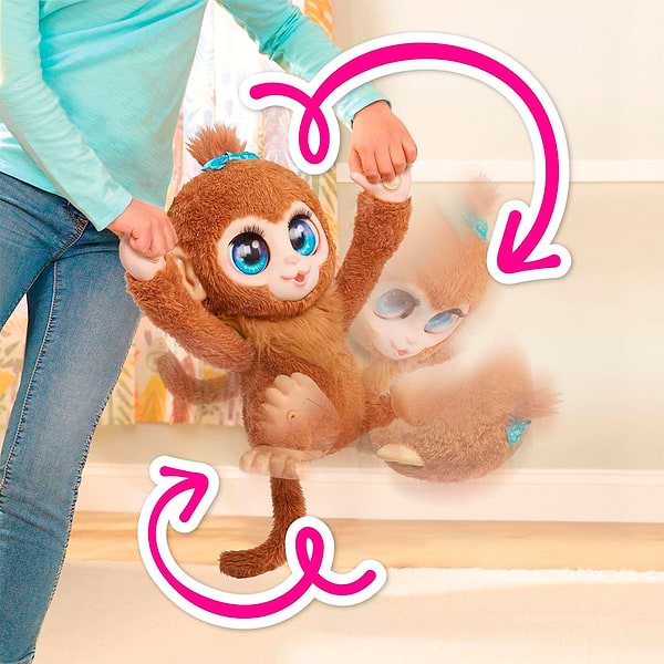 Фото - Интерактивная игрушка Furreal ИГРИВАЯ ОБЕЗЬЯНКА АРАХИС (28113)