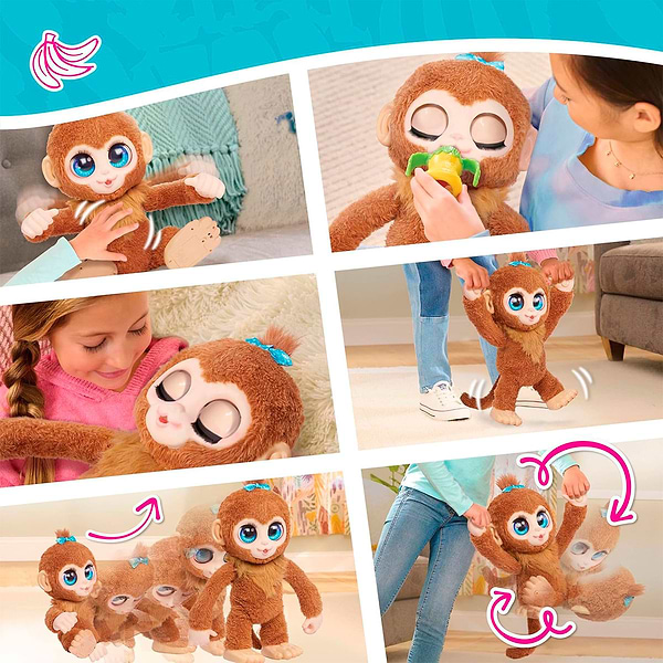 Фото - Интерактивная игрушка Furreal ИГРИВАЯ ОБЕЗЬЯНКА АРАХИС (28113)