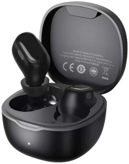 Навушники вкладиші бездротові TWS Baseus Bowie WM01 True Wireless Earphones Black (NGTW370001)
