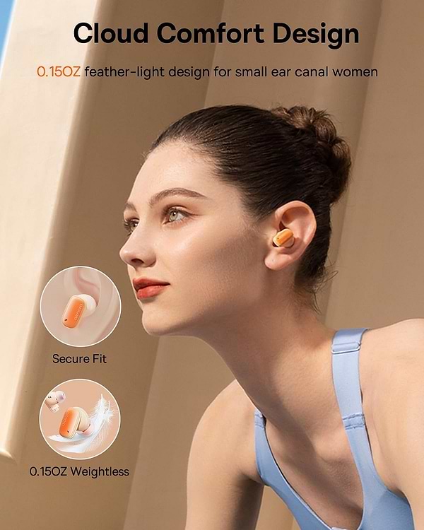 Фото - Наушники вкладыши беспроводные TWS Baseus AirNora 2 True Wireless Earphones Gradient Orange (NGTW320207)