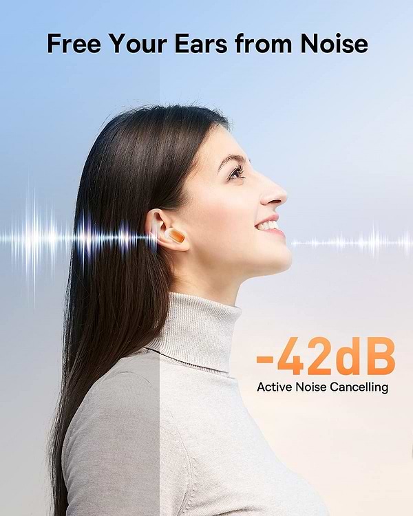 Фото - Наушники вкладыши беспроводные TWS Baseus AirNora 2 True Wireless Earphones Gradient Orange (NGTW320207)