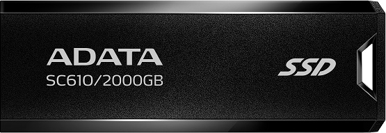 SSD-накопичувач зовнішній ADATA SC610 2TB USB 3.2 550/500Mb/s Black (SC610-2000G-CBK/RD)