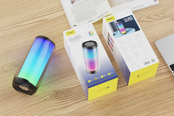 Фото - Портативная акустика Foneng BL15 Full Screen Colorful Bluetooth Speaker (BL15-BS-FSC)