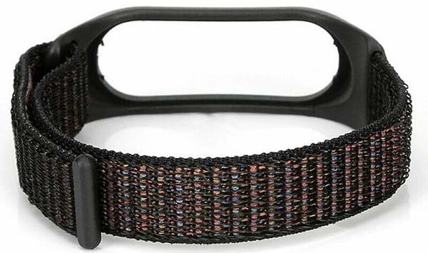 Фото - Ремінець для фітнес-браслету BeCover Nylon Style for Xiaomi Mi Smart Band 7 Black (707655)