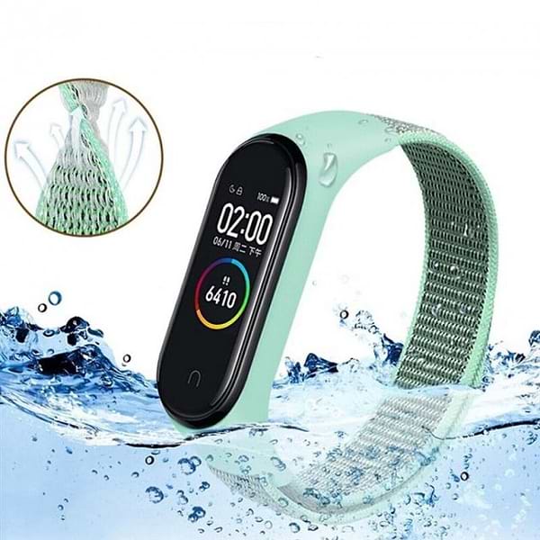 Фото - Ремінець для фітнес-браслету BeCover Nylon Style for Xiaomi Mi Smart Band 7 Black (707655)
