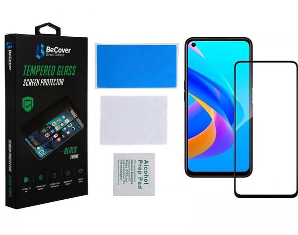 Фото - Защитное стекло для смартфона BeCover for Oppo A76 Black (707604)