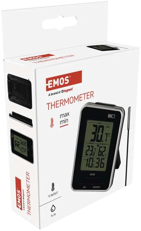 Фото - Термометр цифровой EMOS E0121 с функцией гигрометра