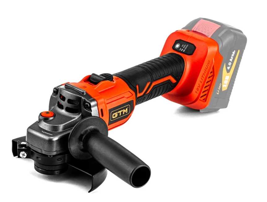 Фото - Болгарка GTM AGC18/125BL_BARE TOOL без АКБ и ЗУ