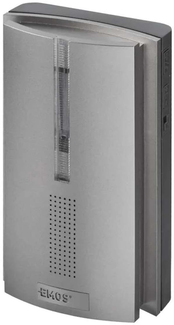 Фото - Бездротовий дверний дзвінок EMOS сріблястий P5763