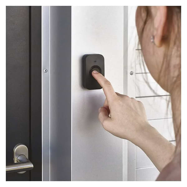 Фото - Бездротовий дверний дзвінок EMOS Кнопка P5728T 180м IP561 A23
