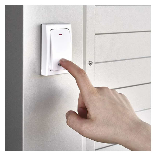 Фото - Бездротовий дверний дзвінок EMOS Кнопка P5729T 180м IP44 220V