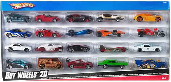 Фото - Набор базовых машинок Hot Wheels 20 шт. (в ас.) (H7045)