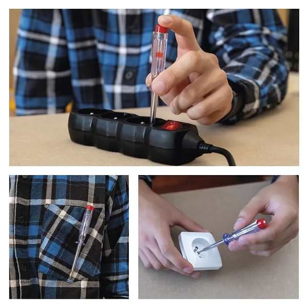 Фото - Индикатор напряжения EMOS тестер M0016 0–250 V AC / DC с сигналом оптическим