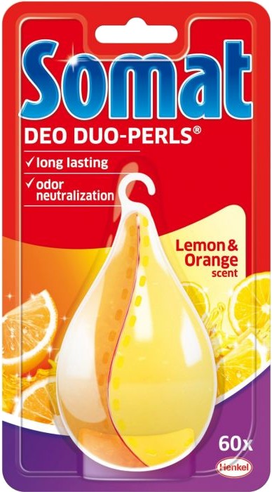 Фото - Таблетка для посудомийної машини Somat Deo Duo-Pearls Lemon & Orange (9000101000436)