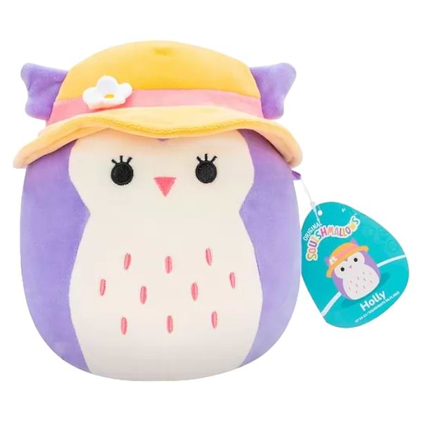 Фото - М'яка іграшка тварина SQUISHMALLOWS СОВА ХОЛЛІ (SQCR05400)