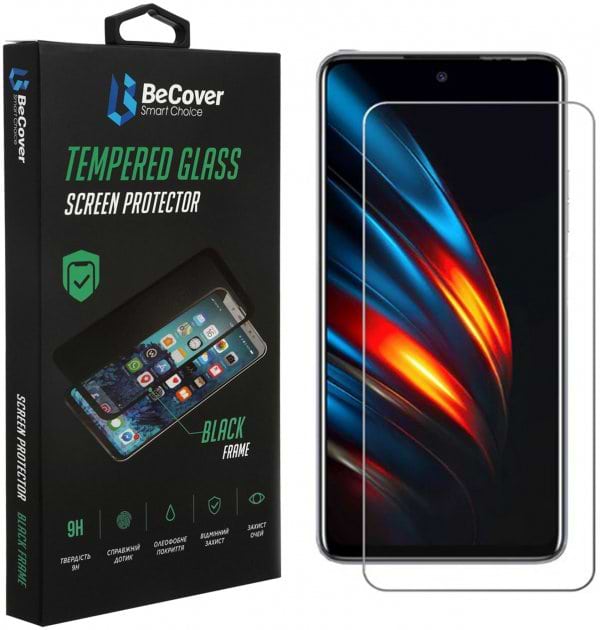 Защитное стекло для смартфона BeCover for Tecno Pova 2 (LE7n) Crystal Clear (707875)