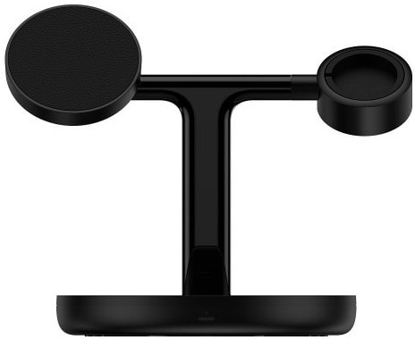 Фото - Беспроводное зарядное устройство Baseus Swan 3-in-1 Wireless Magnetic Charging Bracket 20W Black (WXTE000101)