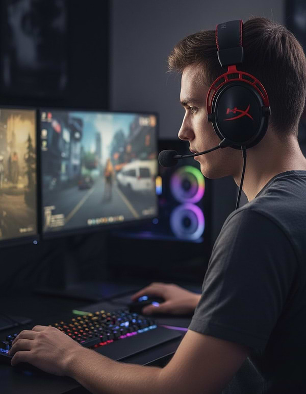 Фото - Гарнітура дротова ігрова HyperX Cloud Alpha (4P5L1AM)