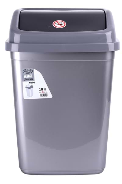 Фото - Кошик для сміття VIOLET HOUSE 0100 Metalic с / кр.10 л