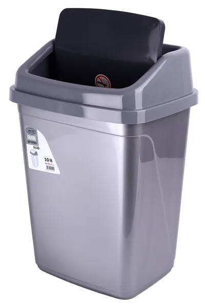 Фото - Кошик для сміття VIOLET HOUSE 0100 Metalic с / кр.10 л