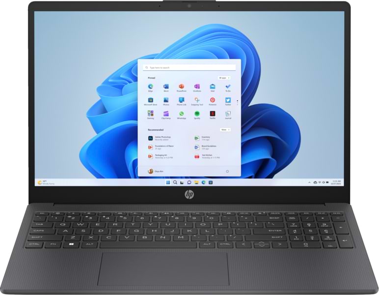 Ноутбук HP 15-fc0107ua (B4LX8EA) Gray - Фото 1