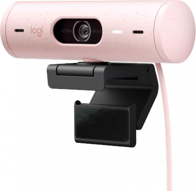 Веб-камера для компьютера Logitech Brio 500 Rose (960-001421) - Фото 1