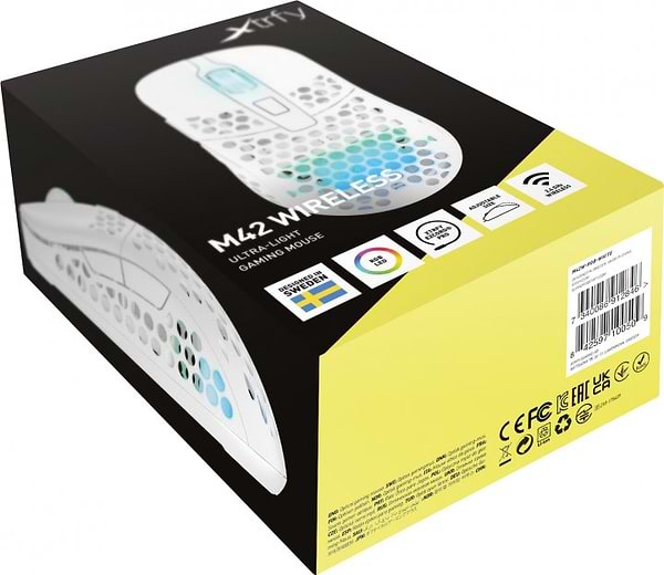 Фото - Миша дротова Xtrfy M42 WL RGB White