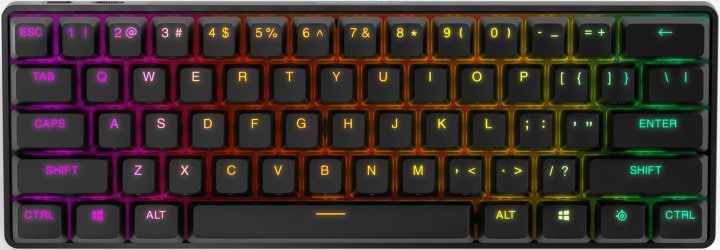Клавиатура беспроводная игровая SteelSeries Apex Pro mini Wireless (64842) - Фото 1
