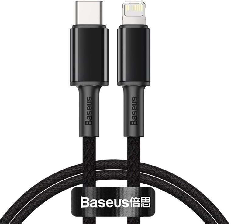 Кабель синхронізації даних Baseus Type-C to Lightning PD 20W 1m (CATLGD-01) - Фото 1