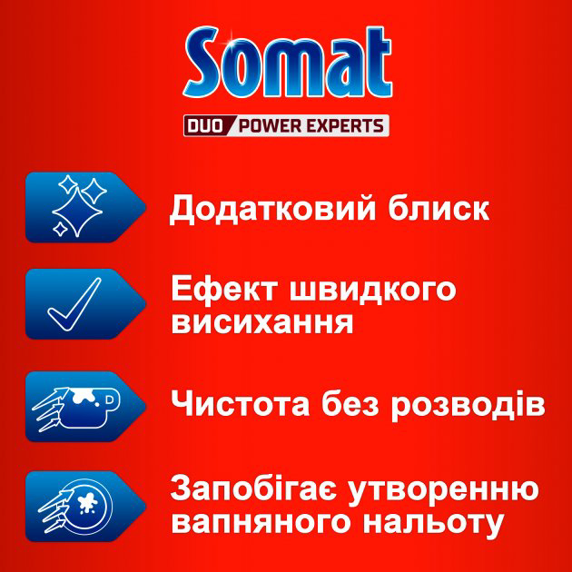 Фото - Ополаскиватель для посудомоечной машины Somat Ополаскиватель, 500 мл