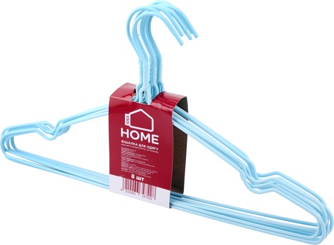 Вішалка Idea Home 39.4х21 см 8 шт. Turquoise (6707234)