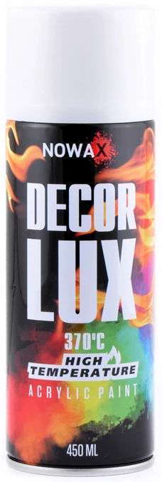 Краска для авто NOWAX высокотемпературная 370° Spray 450ml белый (NX48039/NX65039)