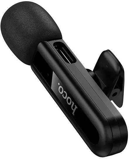 Фото - Мікрофон для смартфона HOCO L20 Fair wireless microphone iP Black (6942007655484)
