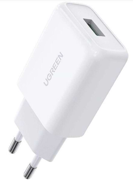 Купить Сетевое зарядное устройство UGREEN CD122 18W USB QC 3.0 Charger White (10133) - Фото 1 Сетевое зарядное устройство UGREEN CD122 18W USB QC 3.0 Charger White (10133) - Фото 1