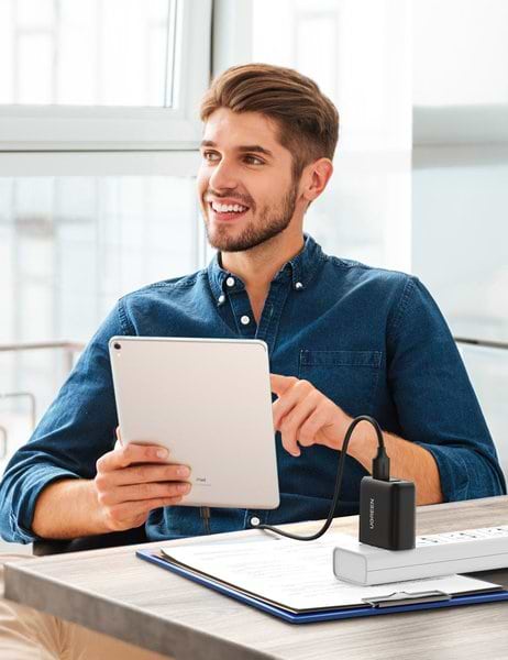 Фото - Мережевий зарядний пристрій UGREEN CD161 36W 2xUSB QC 3.0 Charger Black (10216)