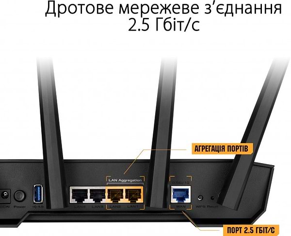 Фото - Маршрутизатор интернет WiFi6 Asus TUF Gaming AX3000 V2