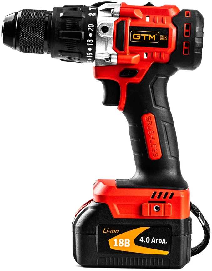 Фото - Дрель-шуруповерт GTM DSI18/80BL