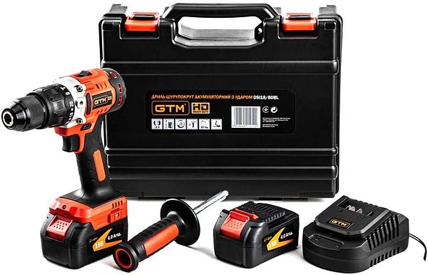 Фото - Дрель-шуруповерт GTM DSI18/80BL