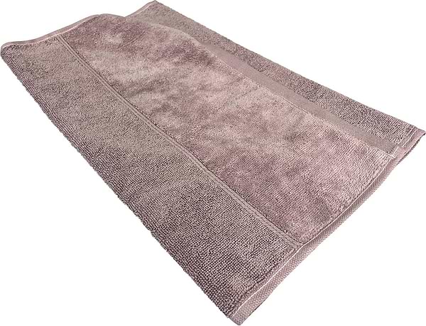 Фото - Рушник для обличчя GM Textile Міладо кавовий махровий велюр 50х90