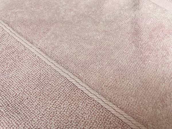 Фото - Рушник банний GM Textile Міладо персиковий махровий велюр 70х140