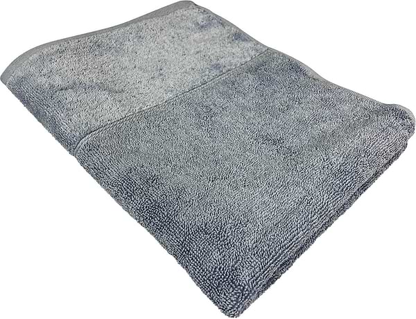 Фото - Рушник банний GM Textile Міладо синій махровий велюр 100х150